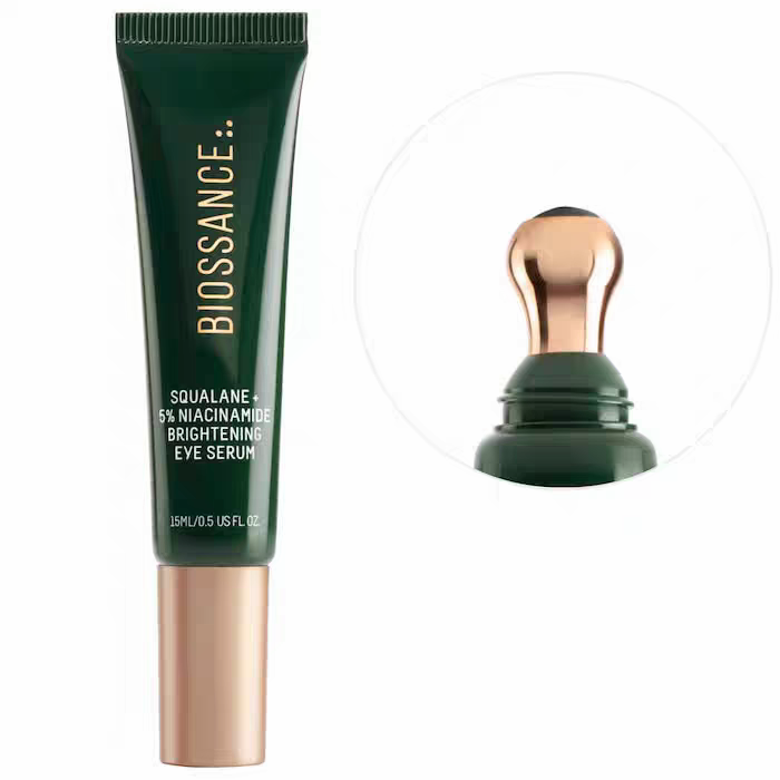 预*定 美国 Biossance 5%烟酰胺亮眼精华液15ml含维生素C+角鲨烷
