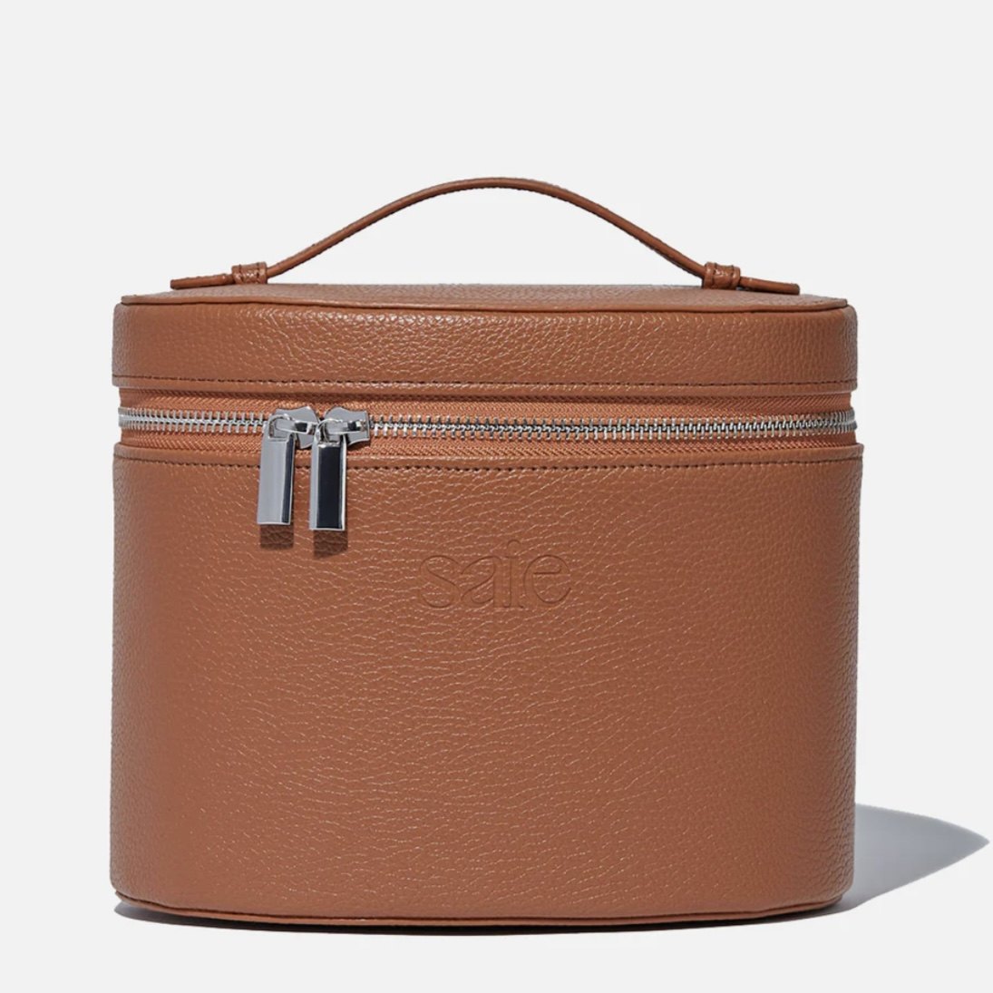 预*定 美国Saie26年新款化妆包大容量便携式真皮防水洗漱包护肤品