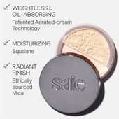 Airset 预 Radiant光泽持久定妆散粉蜜粉4g 正品 Saie 定 美国