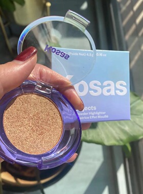 预*定 新品Kosas高光粉饼Shiny Objects单色眼影眼颊两用提亮珠光