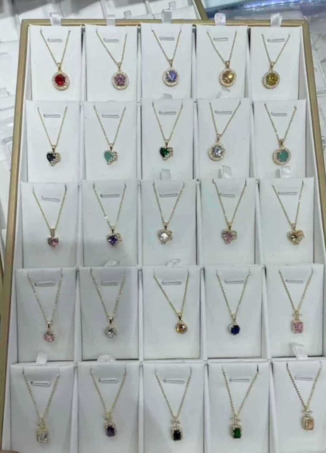网红直播首饰托盘展示戒指耳环项首饰展示架