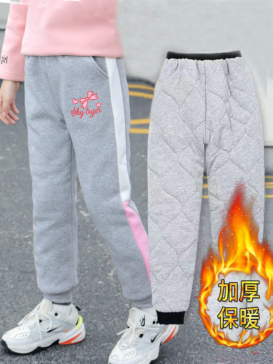 特厚一条过冬女童棉裤加棉
