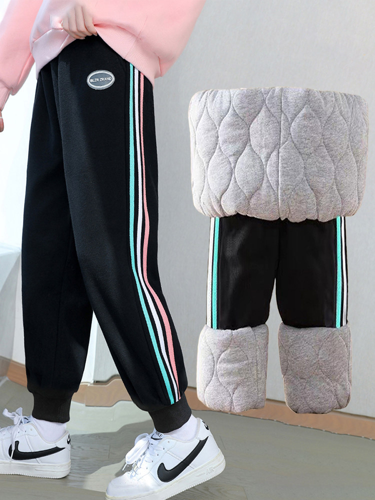 女童棉裤冬装加厚中大童保暖长裤女孩运动洋气裤外穿特厚夹棉新款,童装/婴儿装/亲子装,裤子,淘宝优惠券,粉丝福利购,淘宝优惠卷