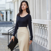 打底衫 梧桐本色保暖内衣女玻尿酸分子润肤防脱皮舒适修身 特价