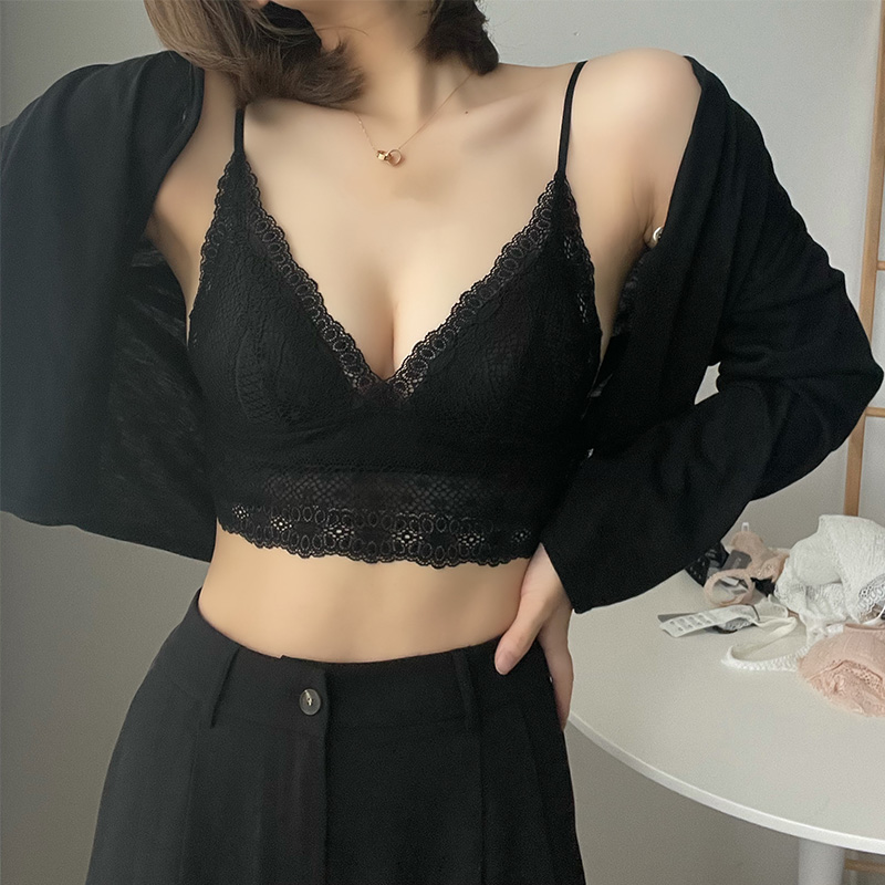 梧桐本色无钢圈三角杯小背心