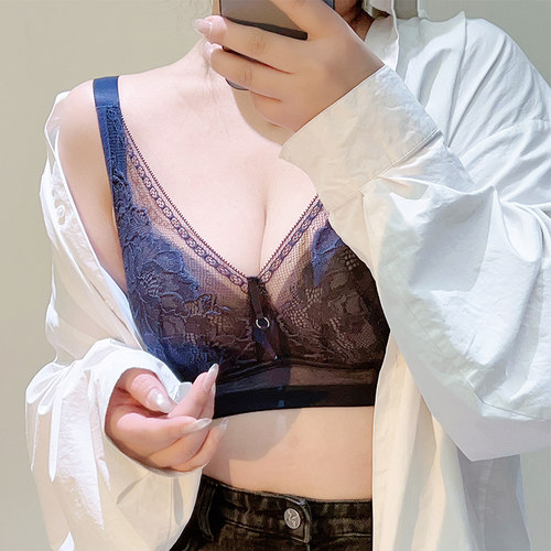梧桐本色文胸超薄大胸显小全罩杯