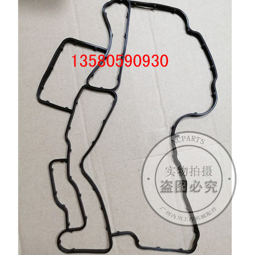JCB130挖机444T发动机机油散热器气门室盖垫油封油底壳进排气支管