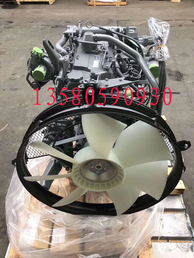 4hk1原装进口发动机总成五十铃电喷直喷配件日立240缸床曲轴缸体