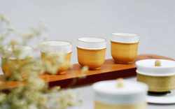 刘氏竹编竹丝扣瓷薄胎主人杯专用茶杯防烫非遗商务礼品纯手工精致