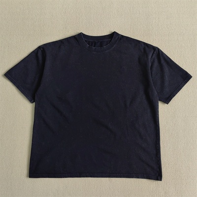 美系代表品牌 男款圆领加厚高克重纯棉 重水洗工艺 短袖T恤 新款