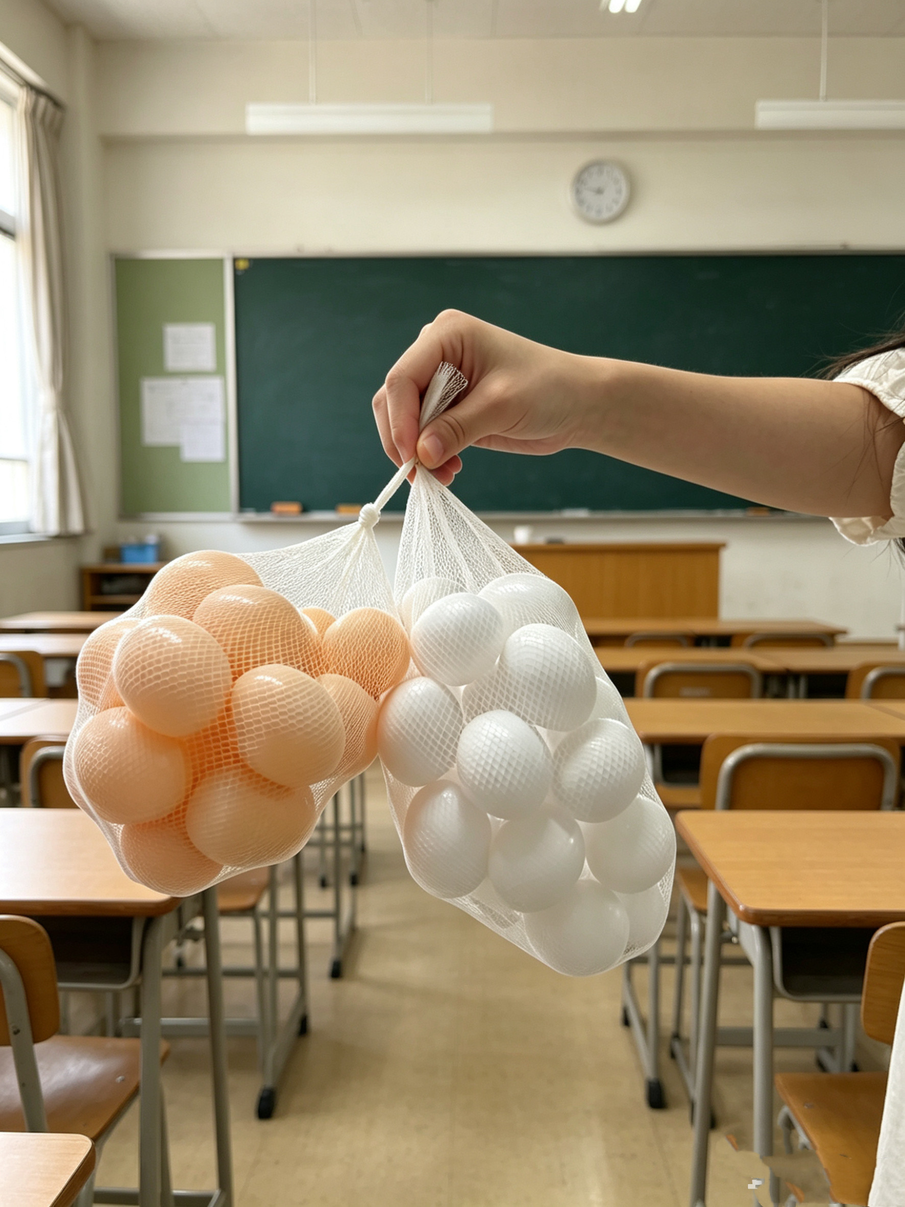 网袋空心塑料鸡蛋仿真鸭蛋涂鸦蛋幼儿园手工材料绘画蛋假蛋蛋引