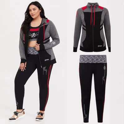 1569欧美胖MM特大码灰色网纱相拼带帽休闲夹克卫衣