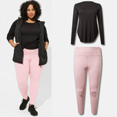 2610欧美女特大黑色莫代儿棉长袖 400斤 300 运动T恤粉色紧身裤 200