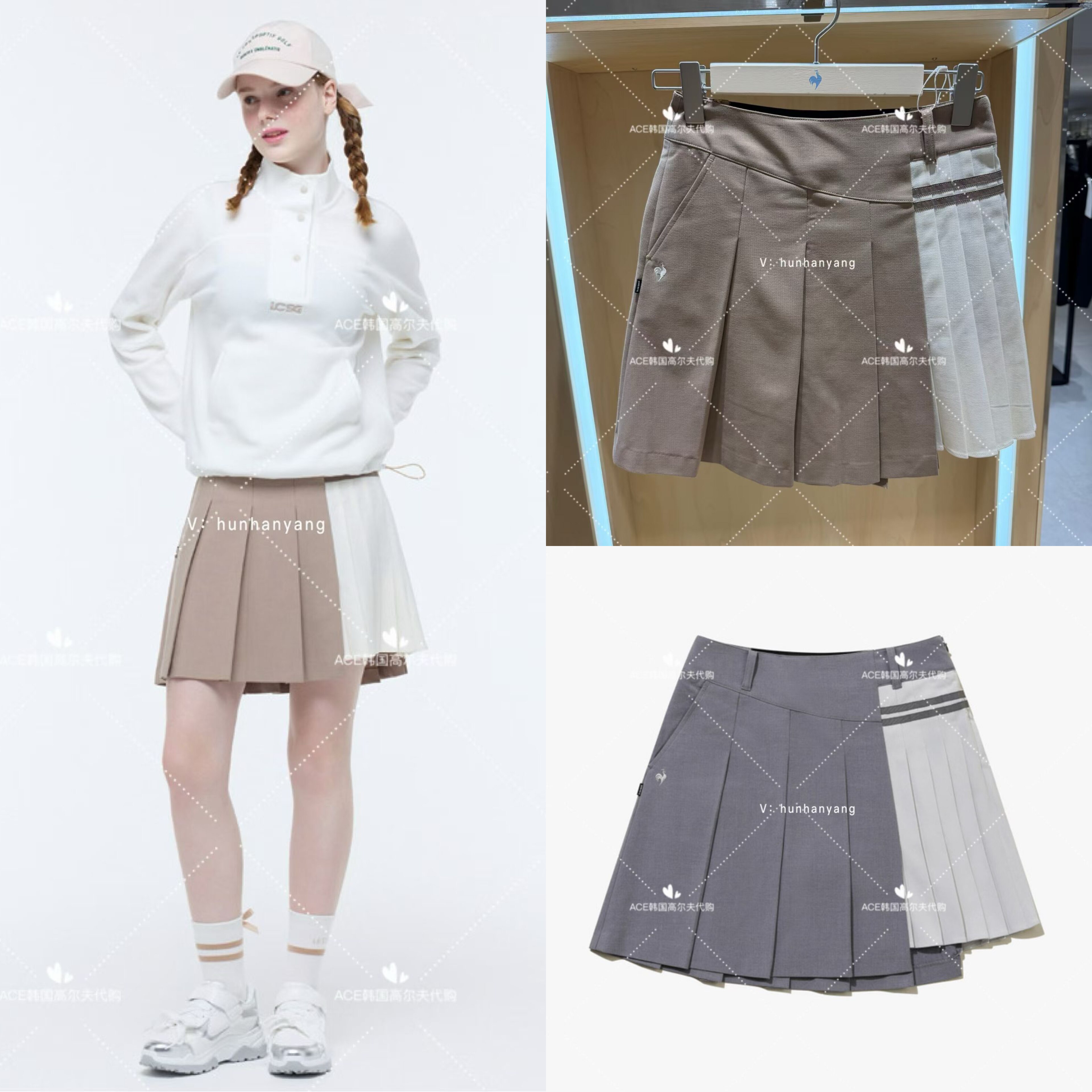 女士高尔夫服装25冬季裙子