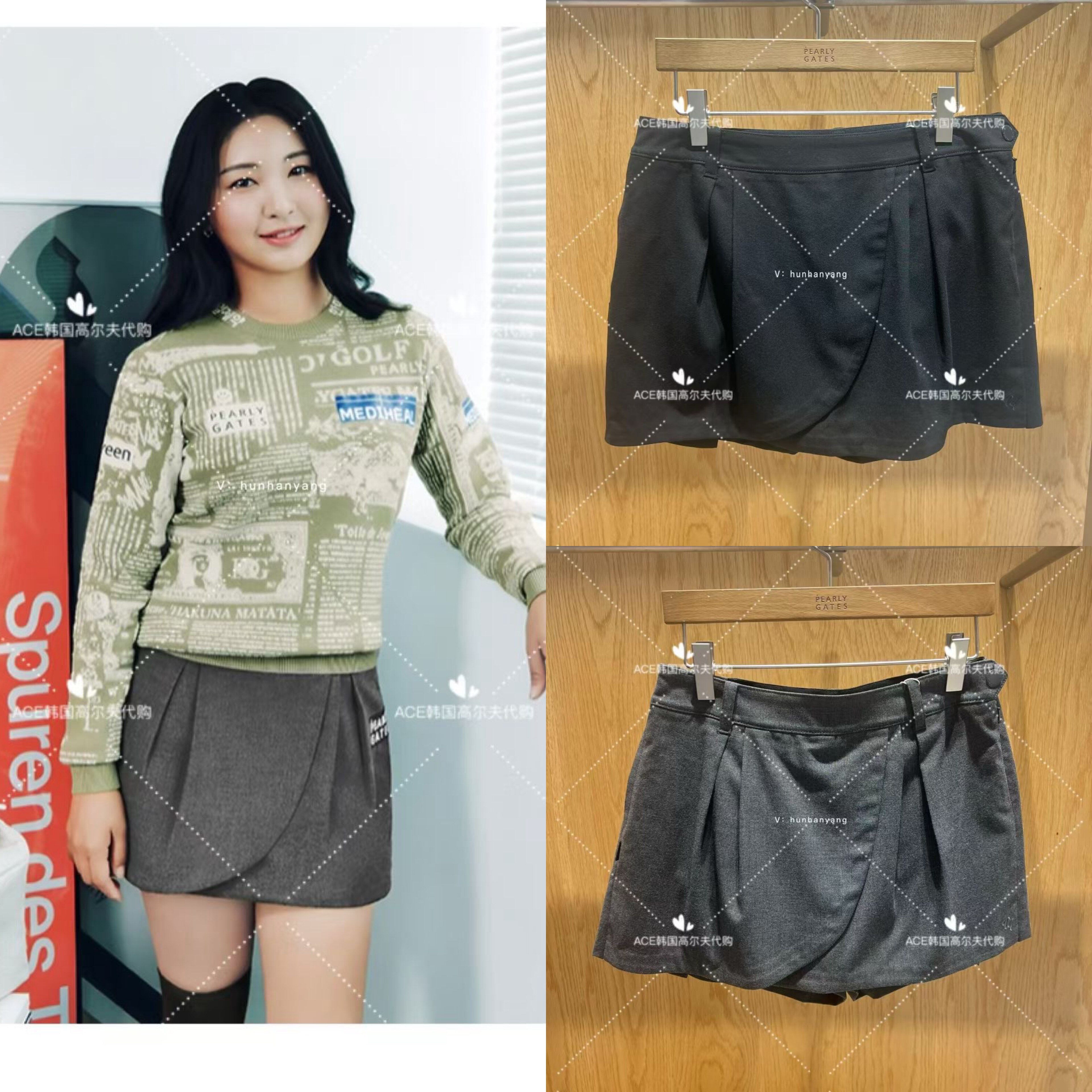 女士高尔夫服装25秋季裙子