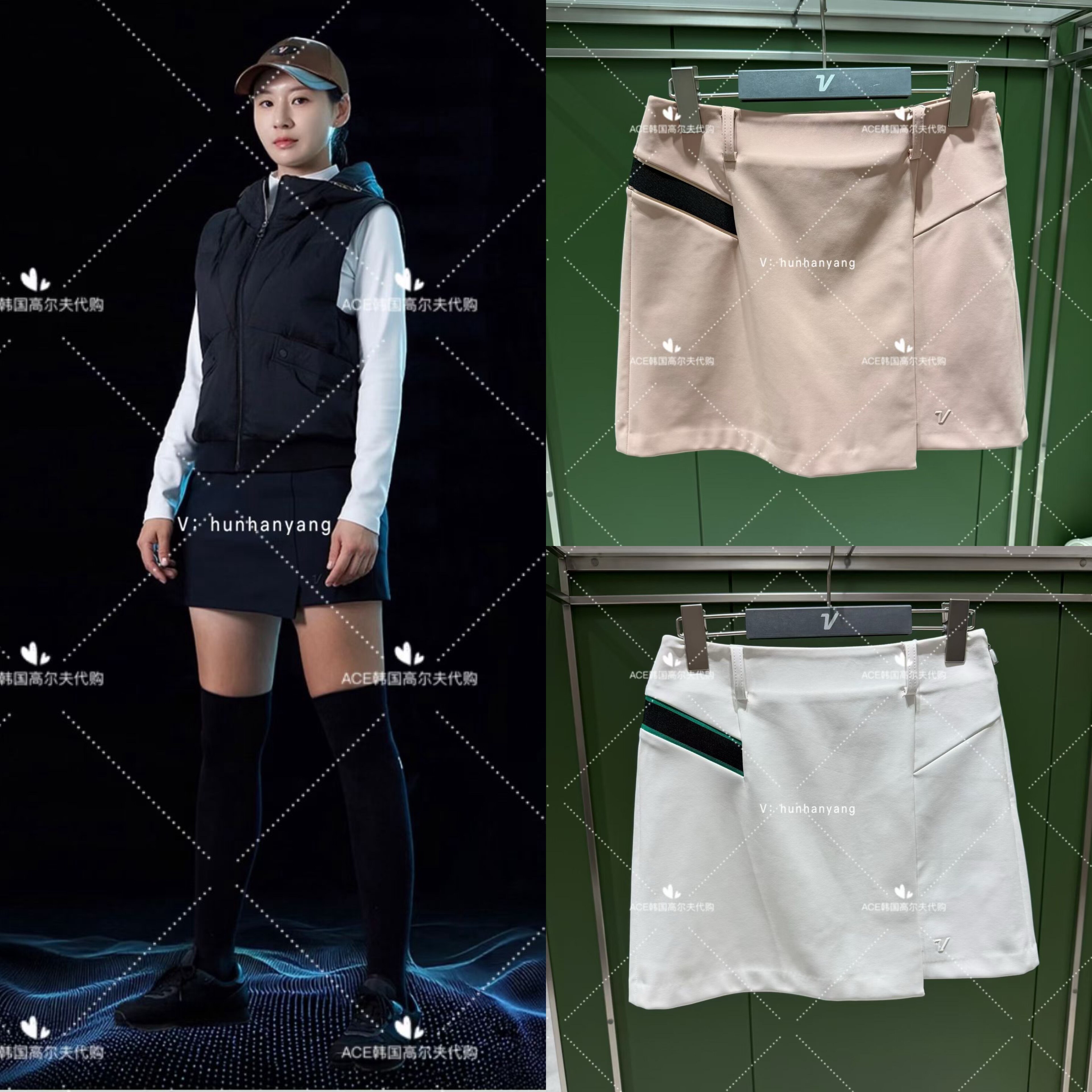 女士高尔夫服装25冬季裙子