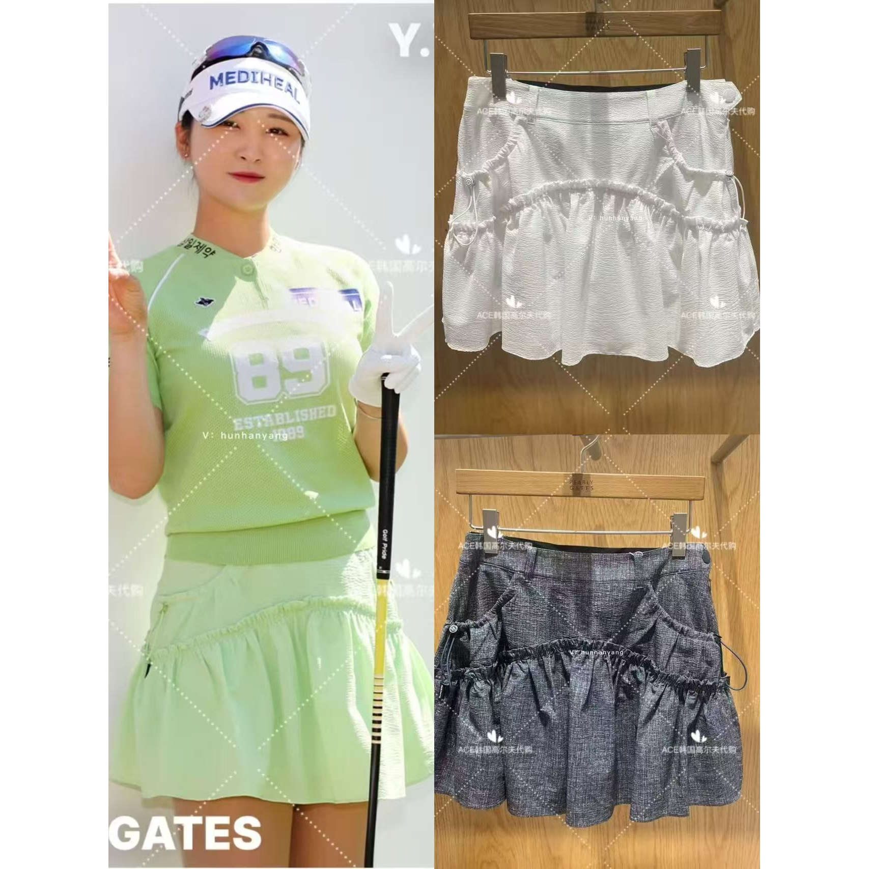 女士高尔夫裙子25夏季短裙