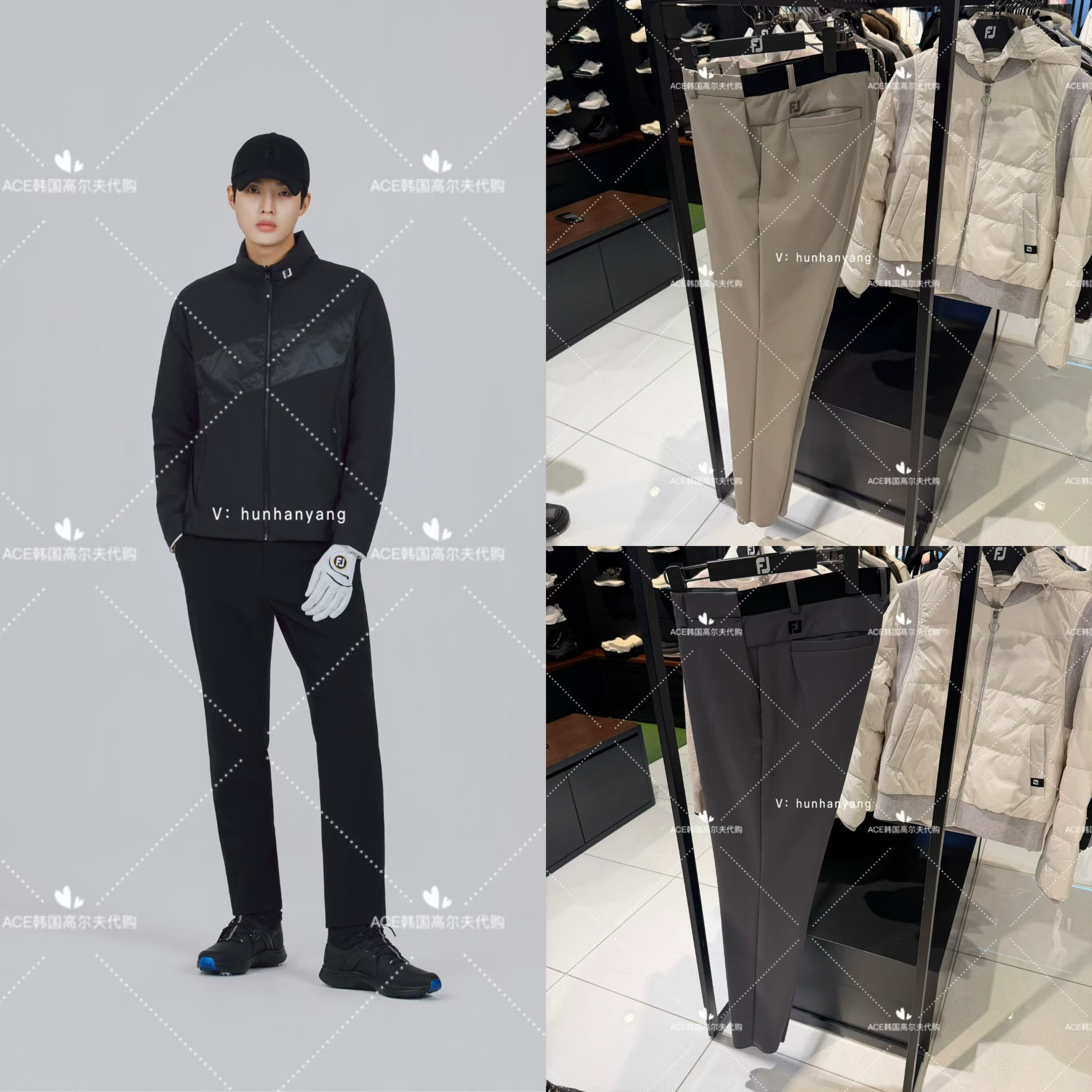 男士高尔夫球服25冬季裤子