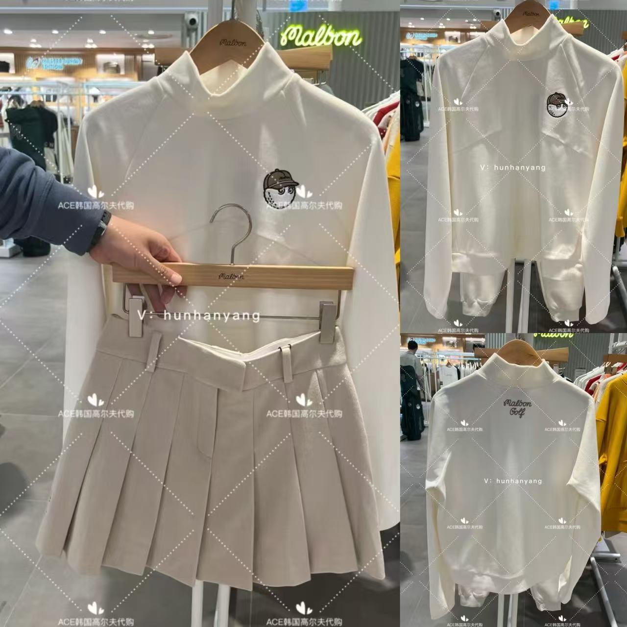 女士高尔夫服装24秋冬长袖
