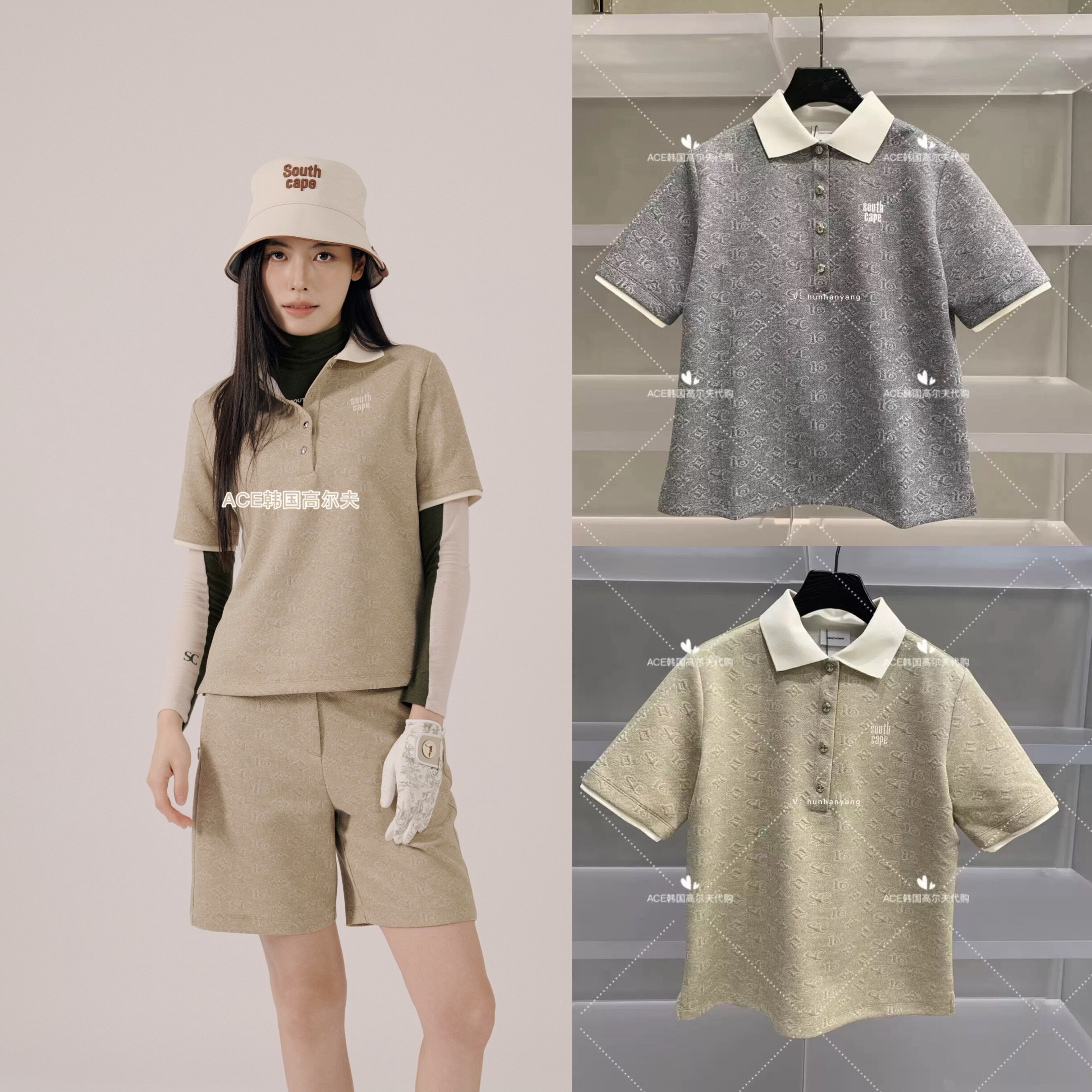 SOUTHCAPE女士高尔夫半袖