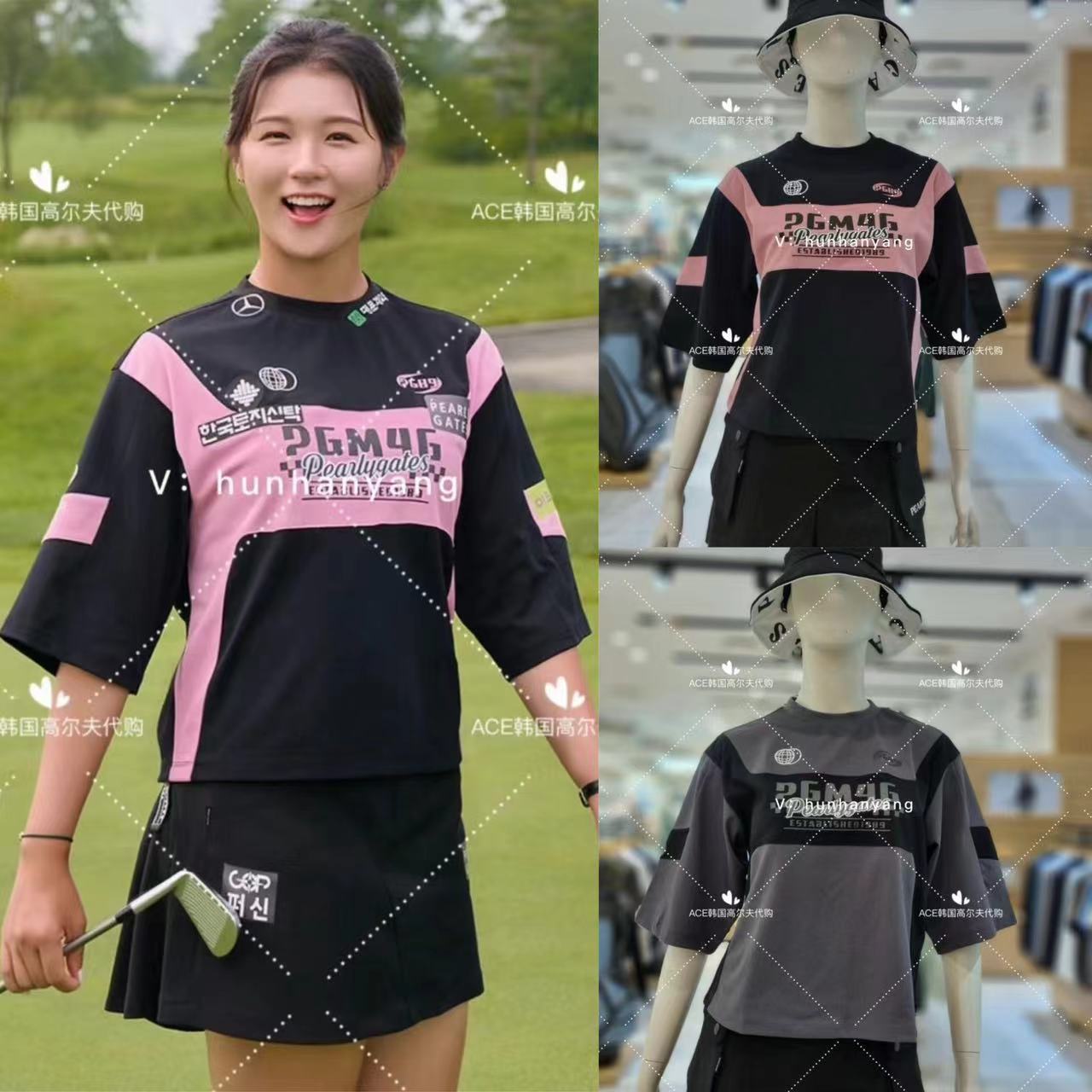 女士高尔夫服装24秋季短袖