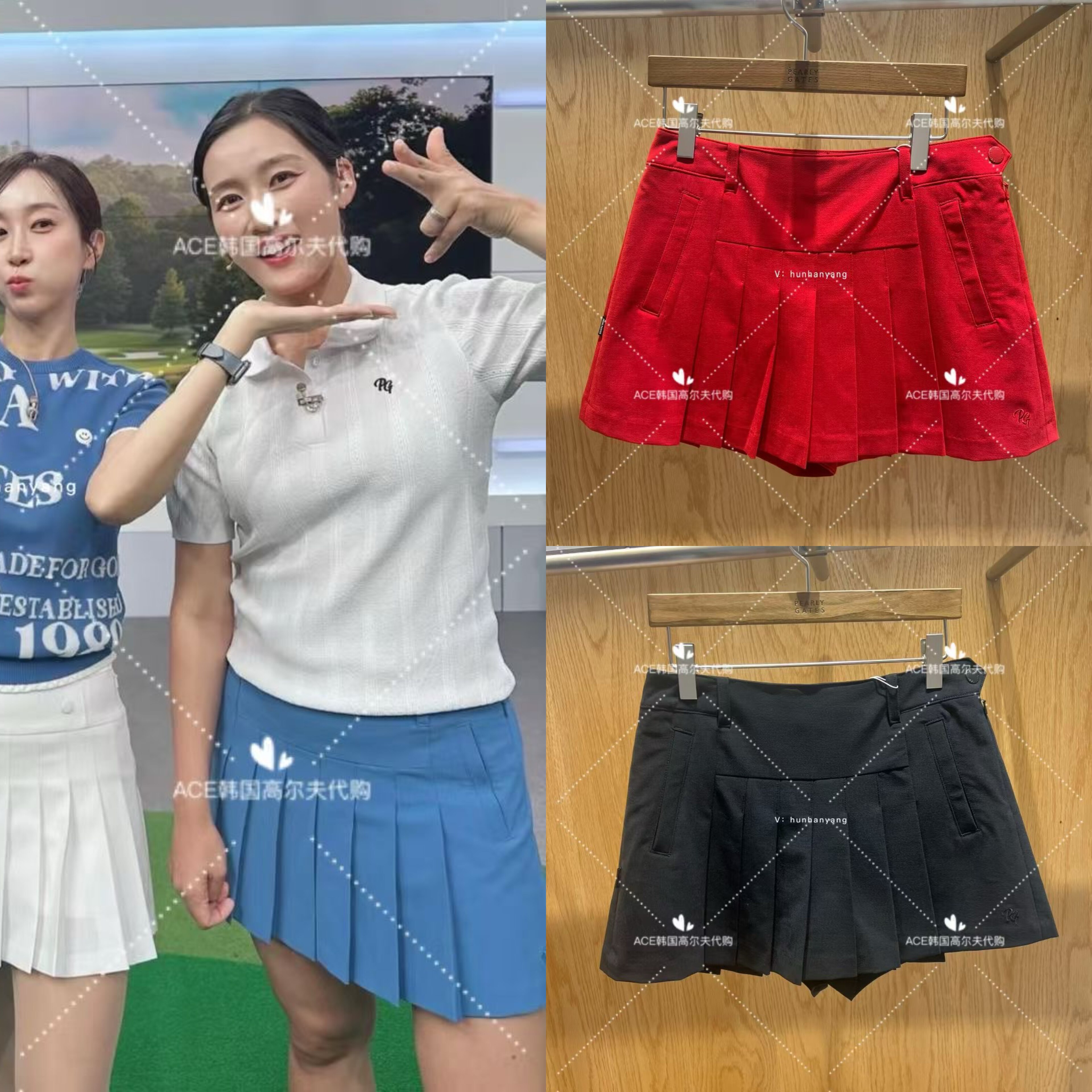 女士高尔夫服装25秋季裙子