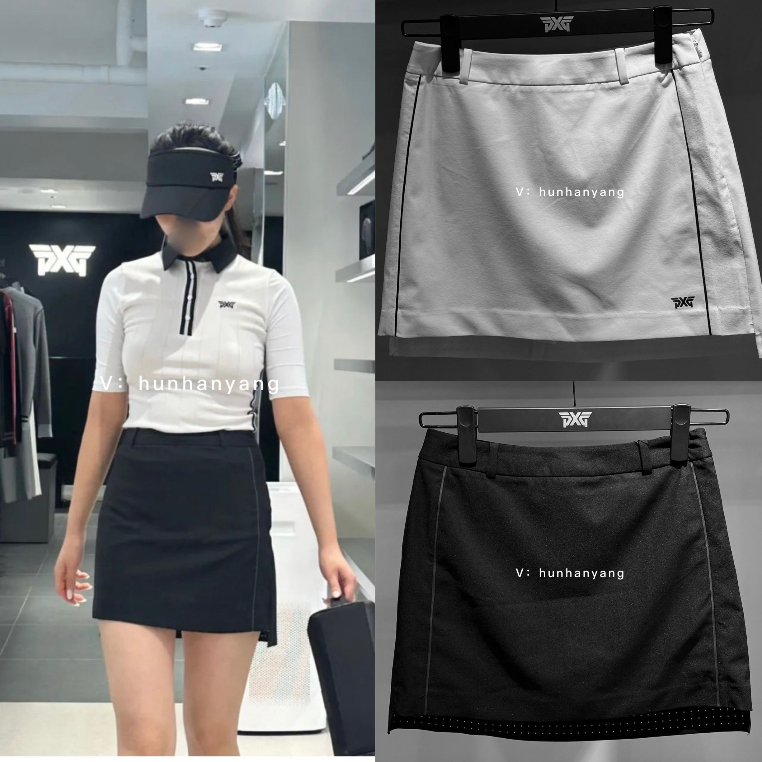 PXG高尔夫24新款高尔夫女装短裙图片