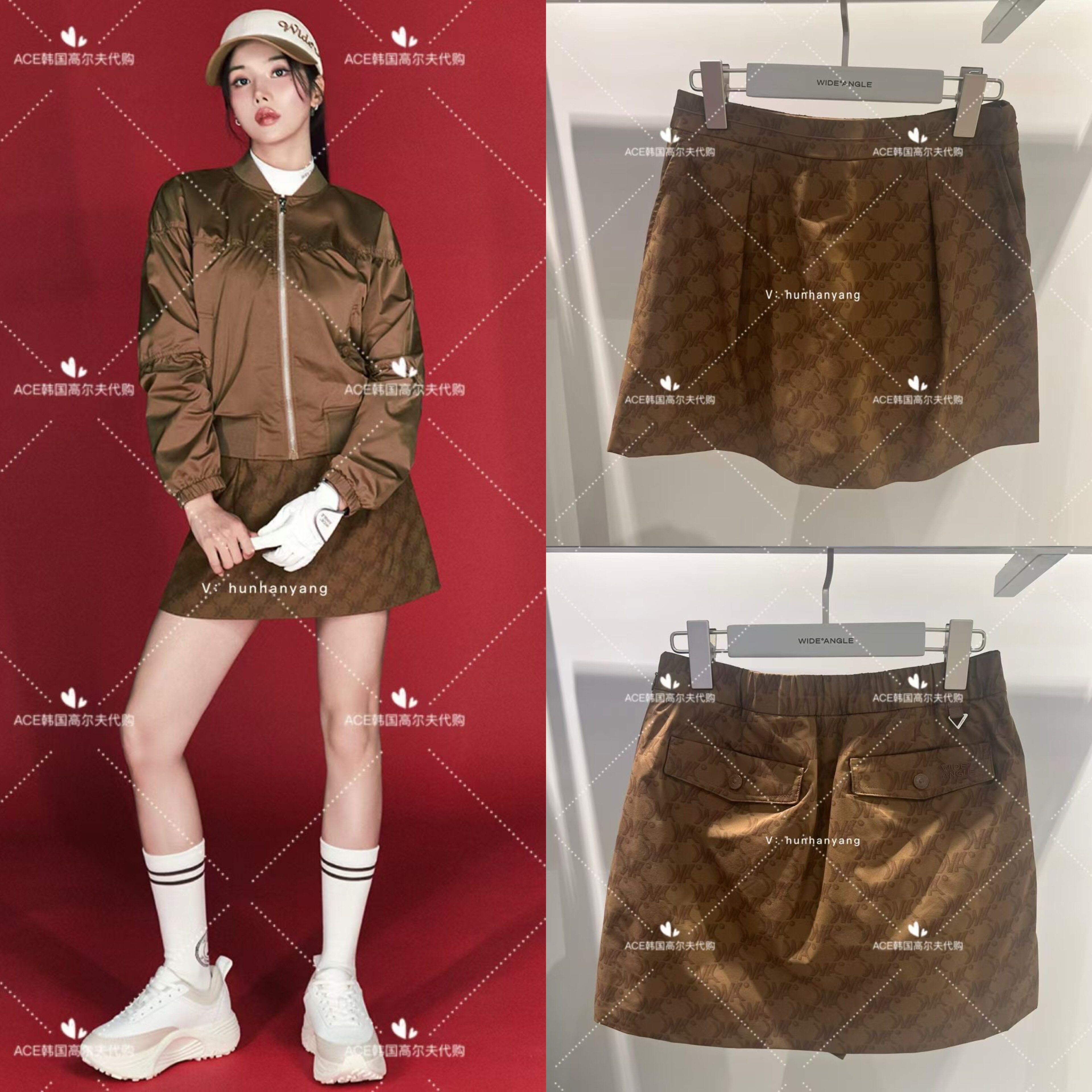 女士高尔夫服装25秋季裙子
