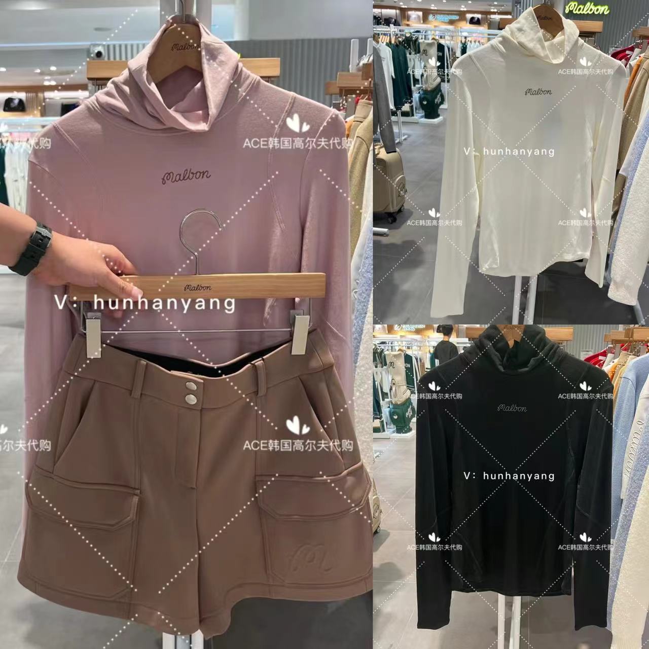 女士高尔夫服装24秋冬长袖