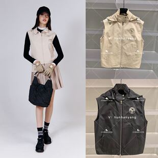 百搭LOGO运动休闲连帽马甲 SouthCape折扣高尔夫女士2023秋季