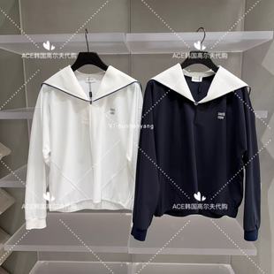 SOUTHCAPE女士高尔夫长袖26春季新款百搭休闲时尚运动海军领长袖