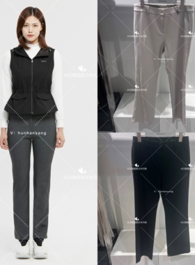 Wangle女士高尔夫裤子25秋季新款百搭休闲运动修身运动裤WWU25375