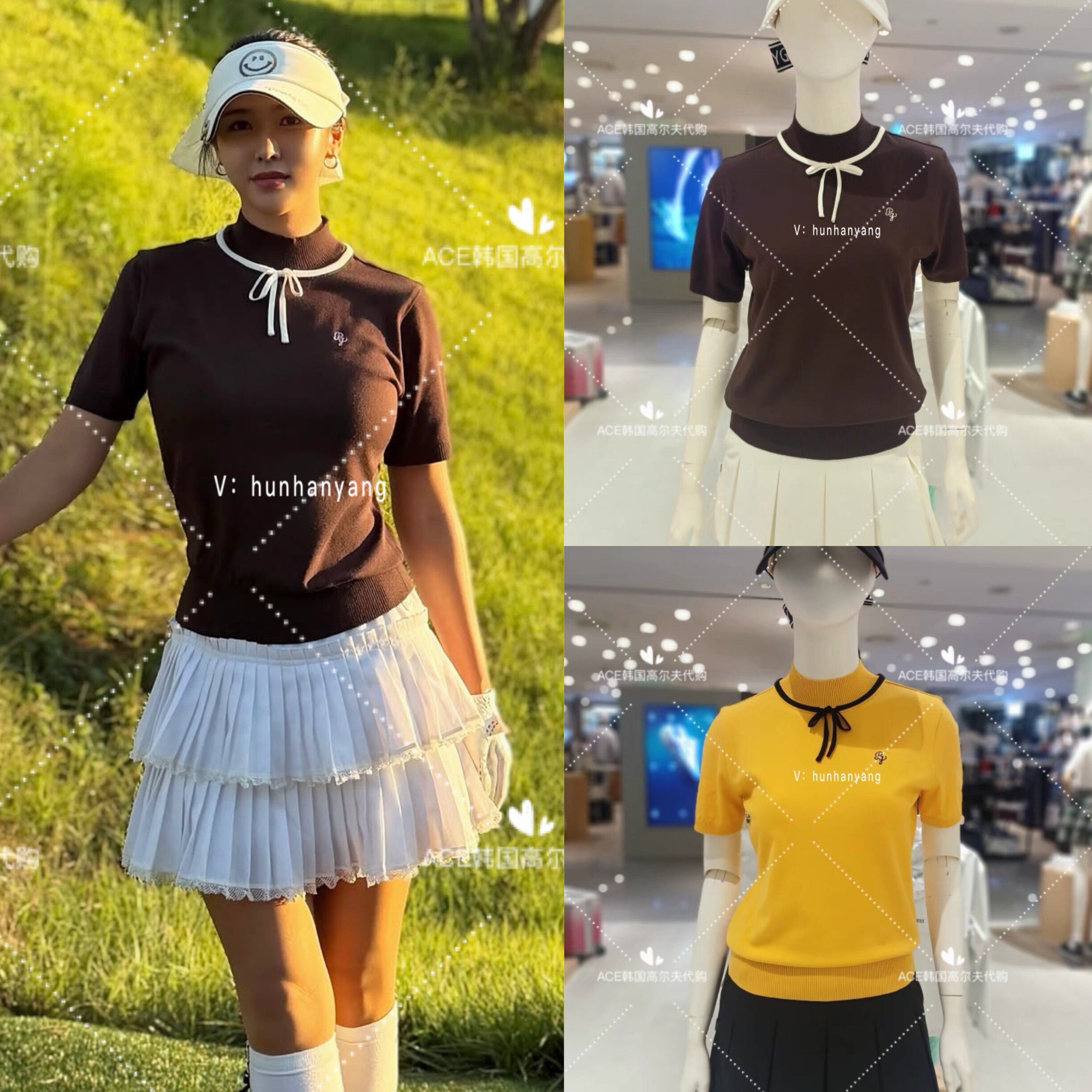 女士高尔夫服装26秋季上衣