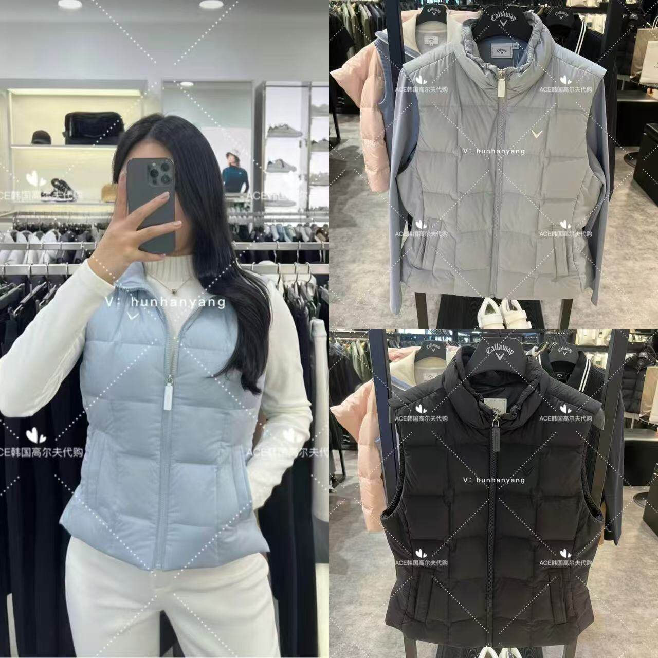 女士高尔夫服装24秋冬马甲