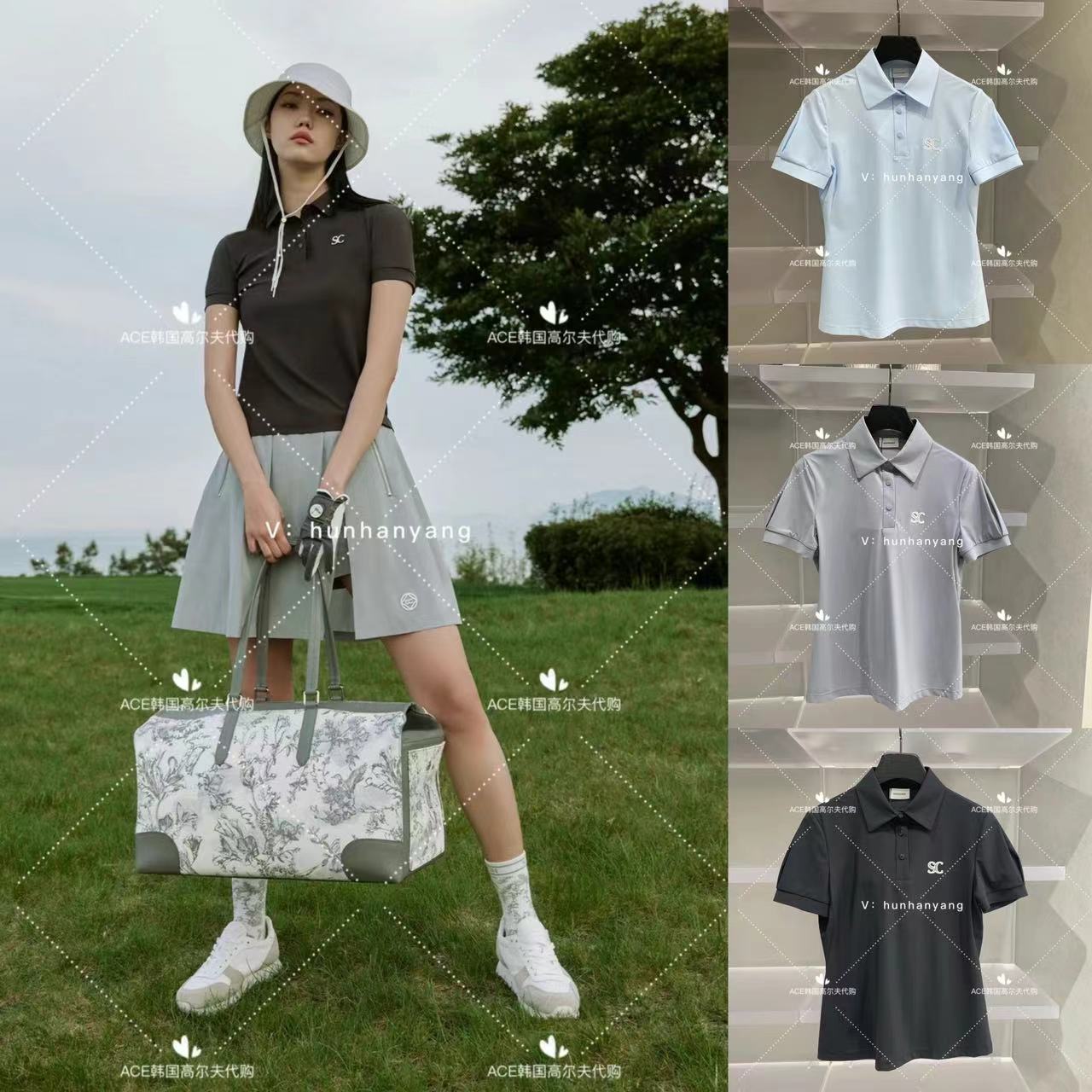 女士高尔夫服装24夏短袖