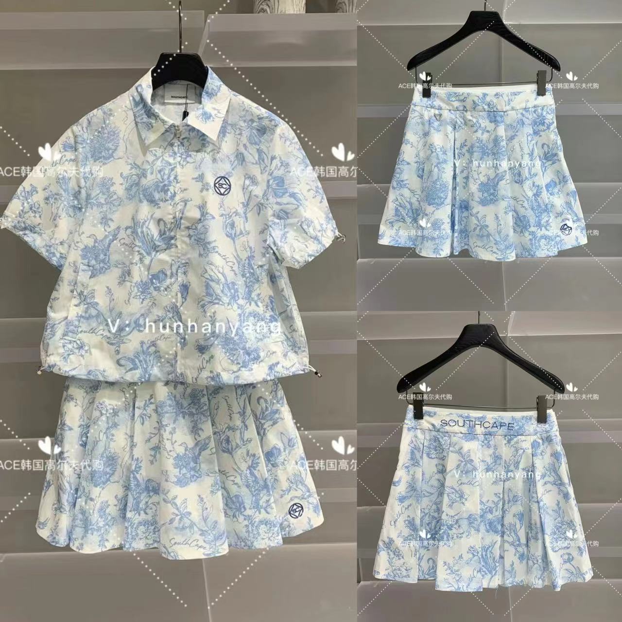 SouthCape女士高尔夫服装24夏季