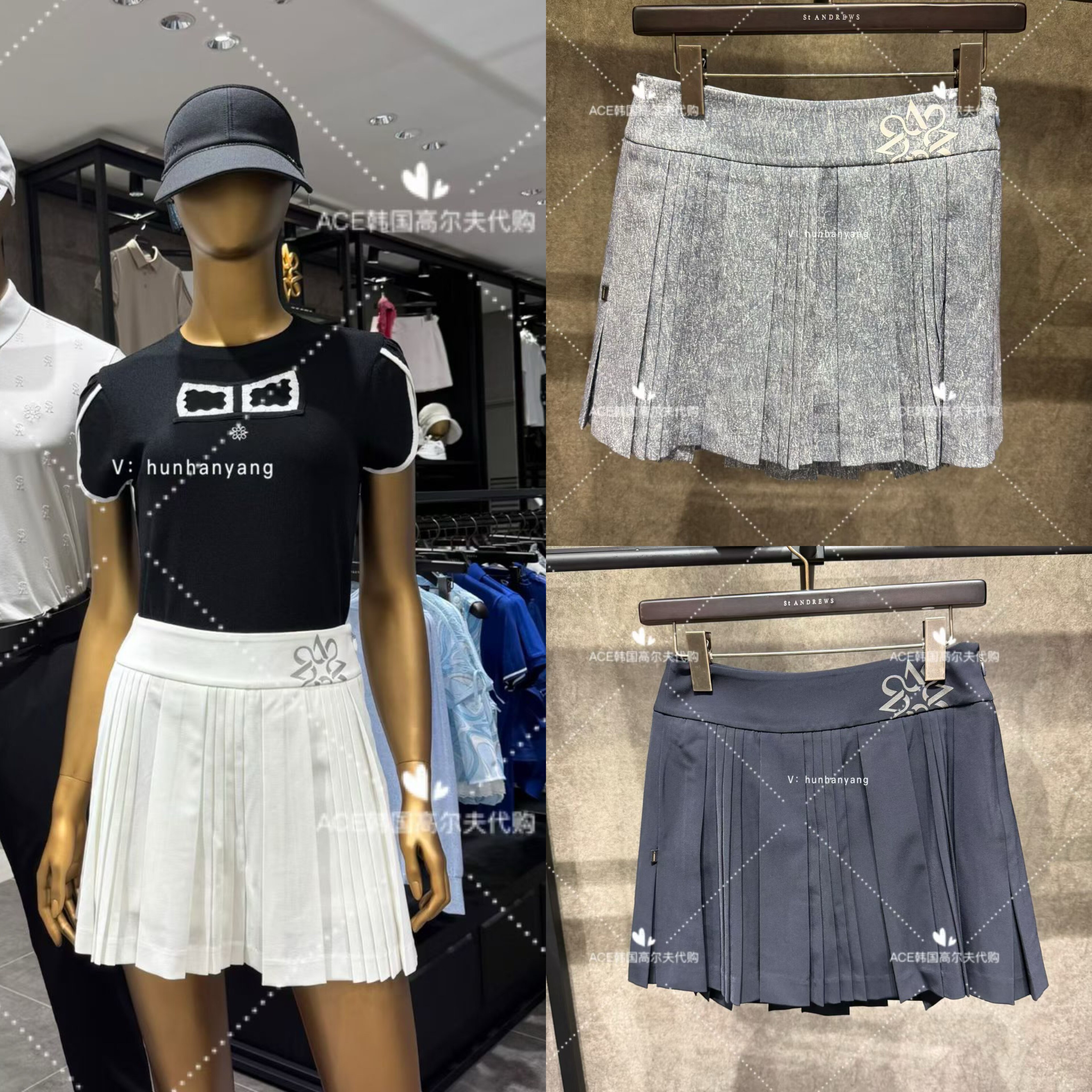 女士高尔夫服装26秋季裙子