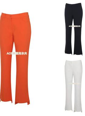 Wangle女士高尔夫裤23秋折扣百搭休闲运动修身时尚微喇裤WWU23313