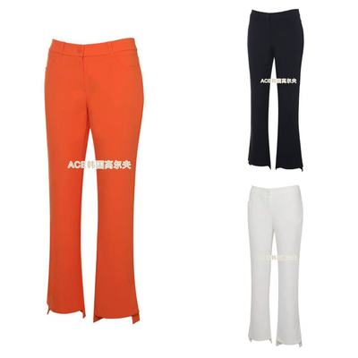 Wangle女士高尔夫时尚微喇裤