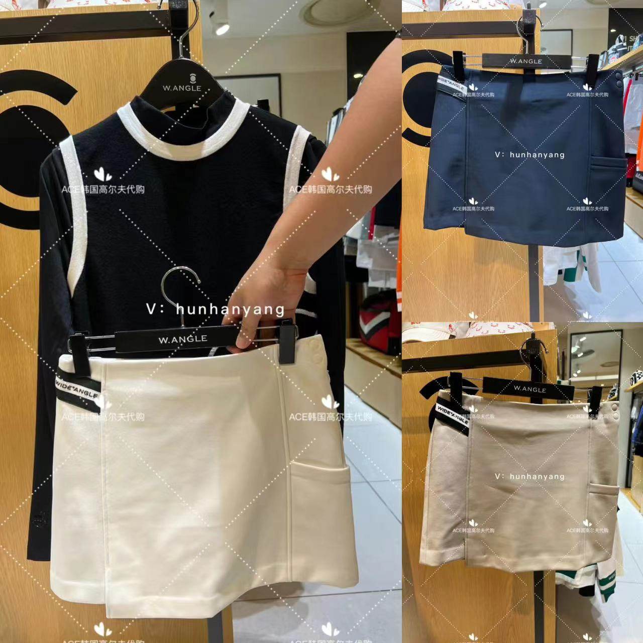 Wangle高尔夫女士小开叉短裙