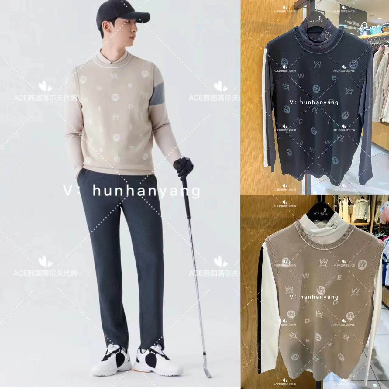 Wangle高尔夫印花上衣