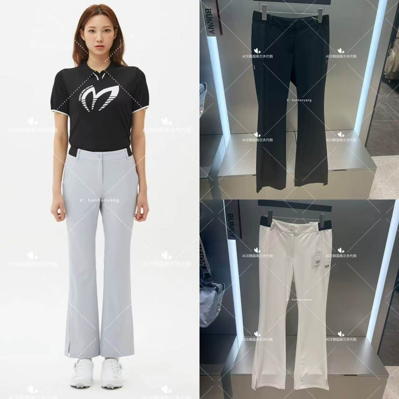 女士高尔夫服装25夏季裤子