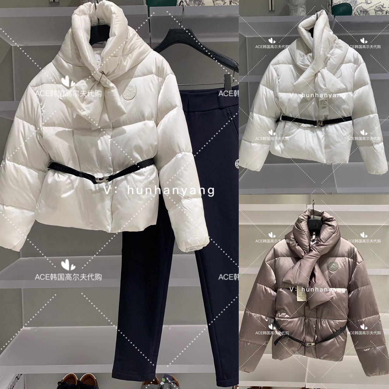 高尔夫女士保暖休闲运动外套