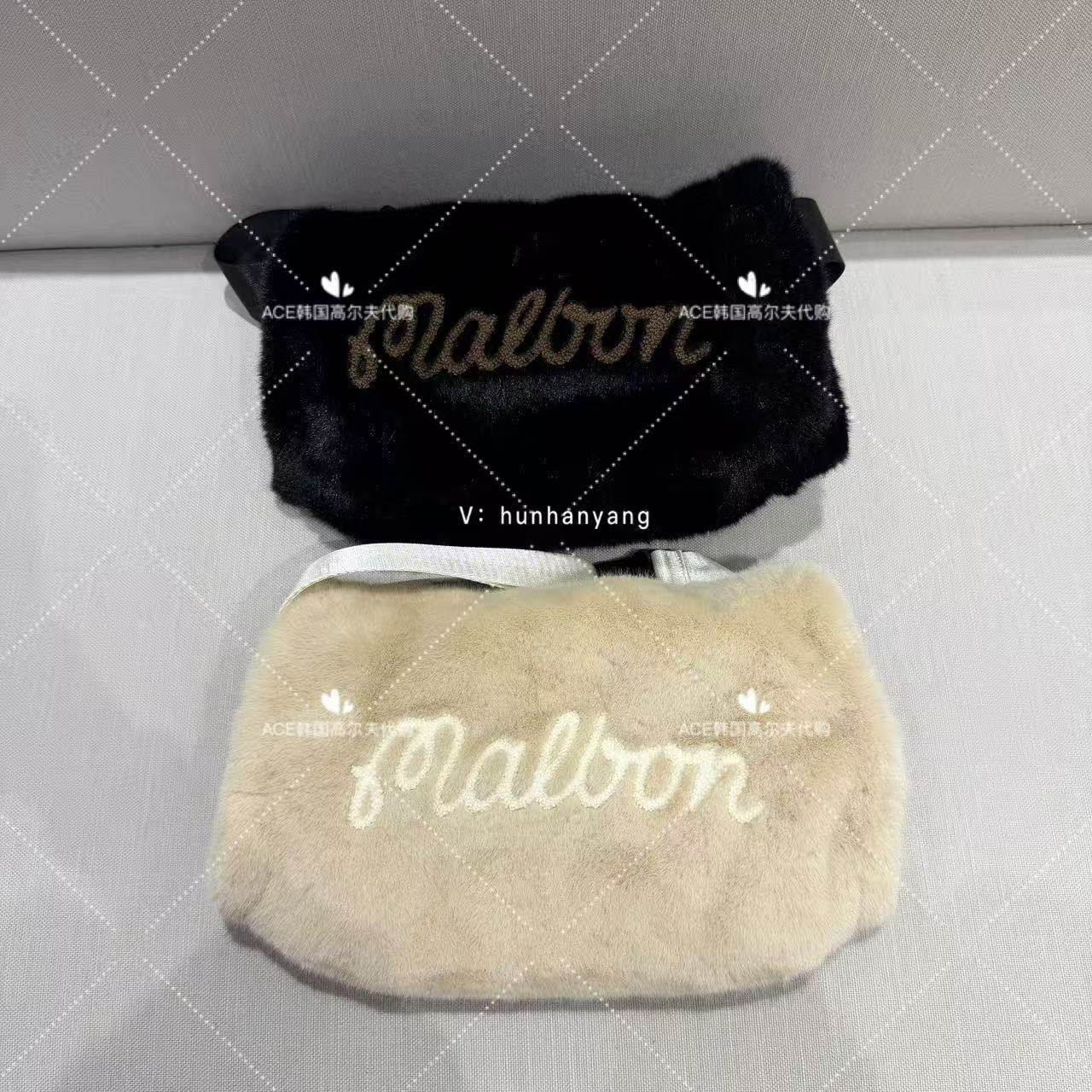 MALBON女士高尔夫暖手袋保暖防风