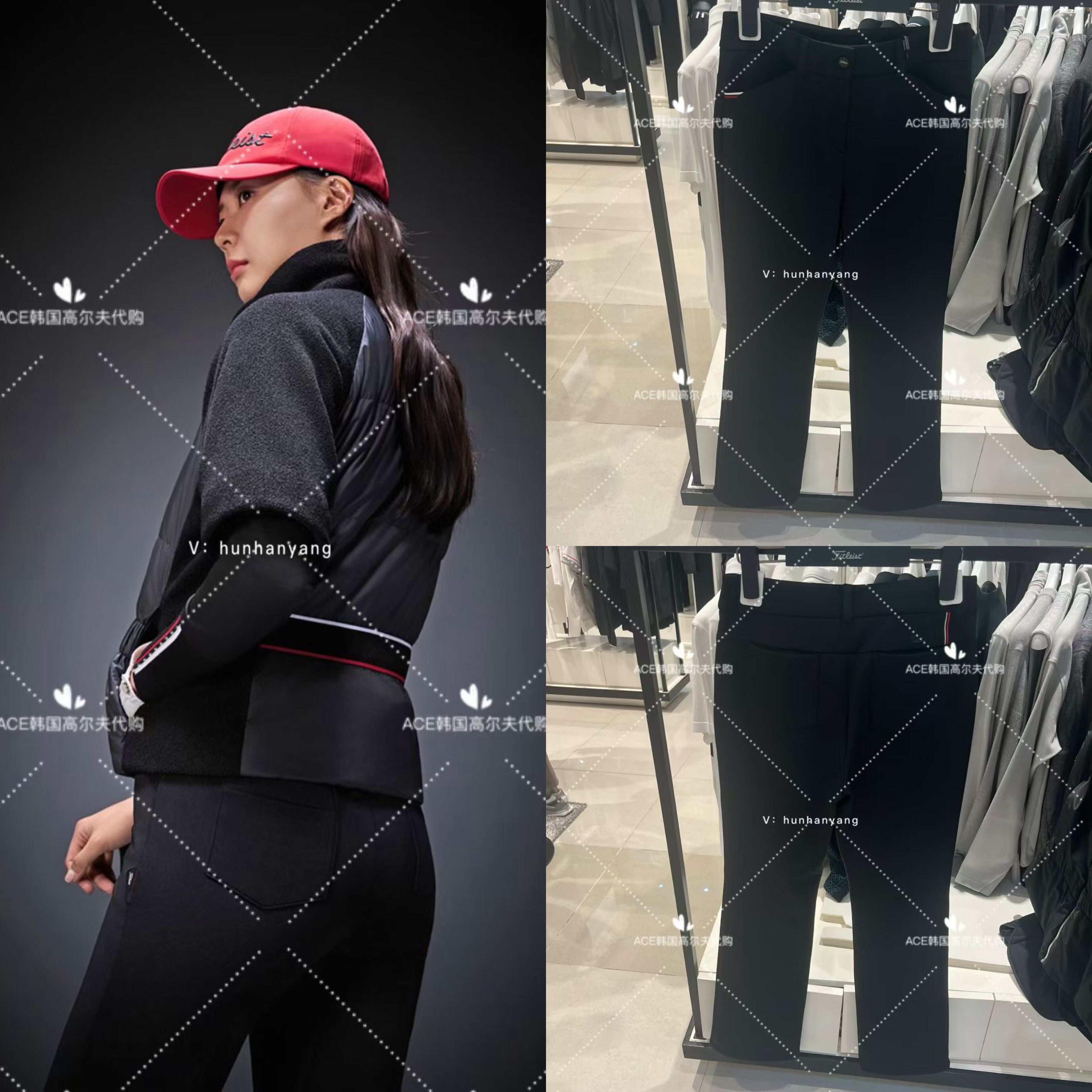女士高尔夫服装25冬季裤子
