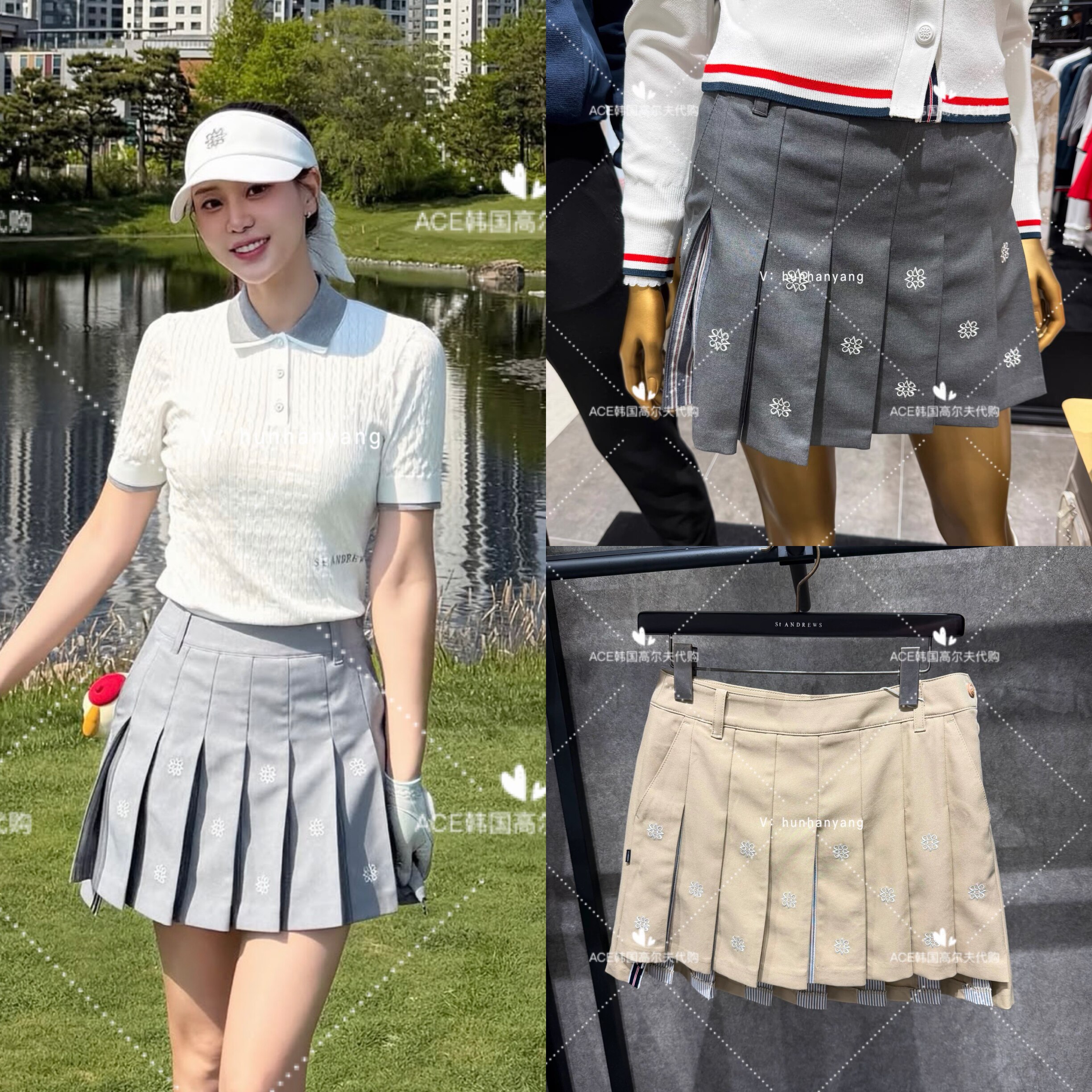 女士高尔夫服装26春季裙子
