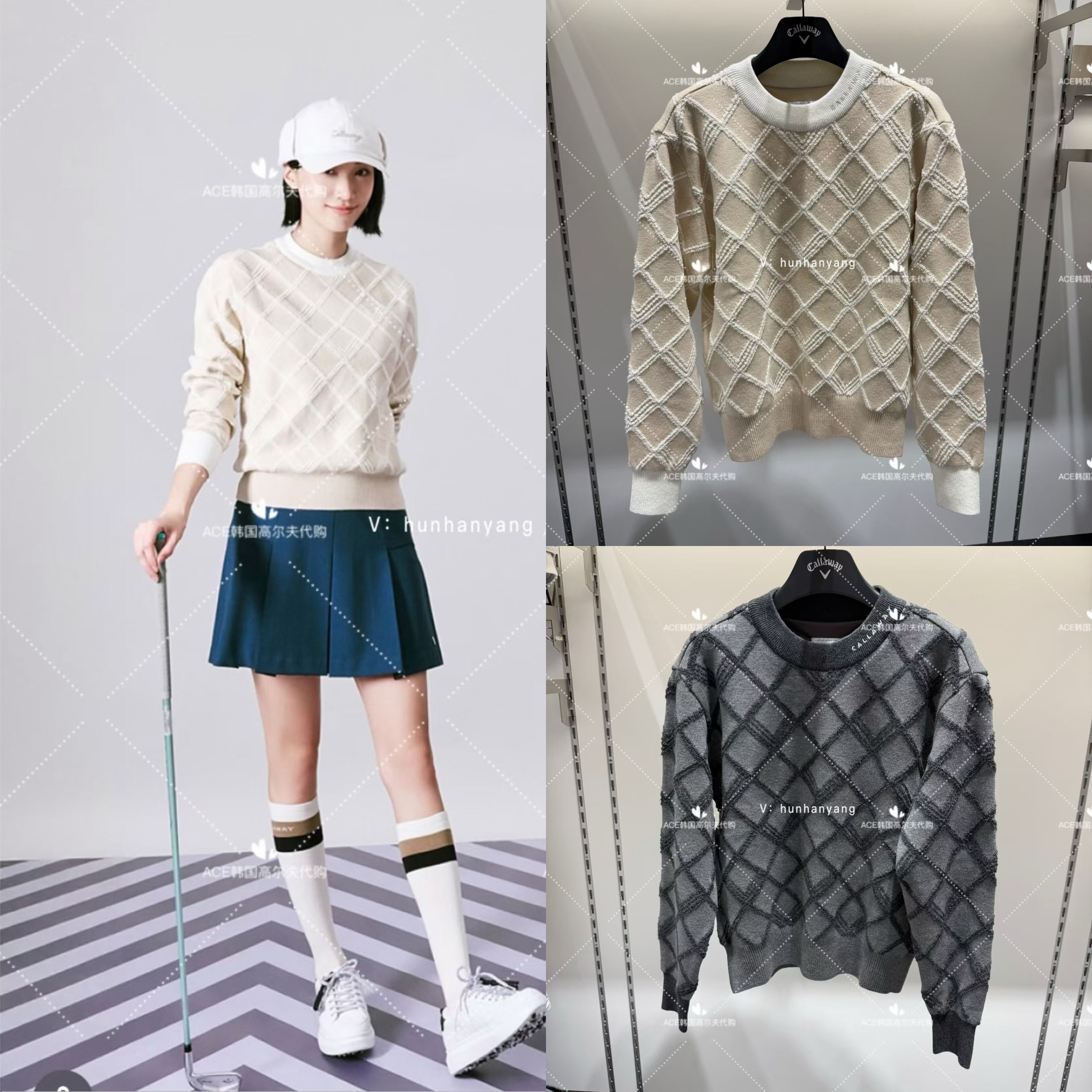 女士高尔夫服装25冬季上衣