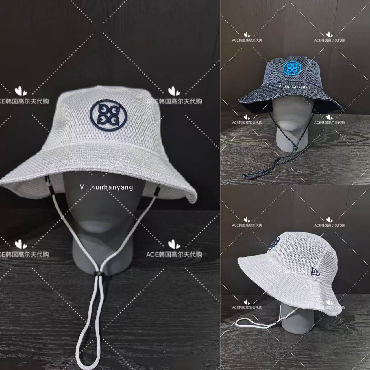 GFORE高尔夫球帽男士26春季新款百搭休闲时尚运动透气渔夫防晒帽