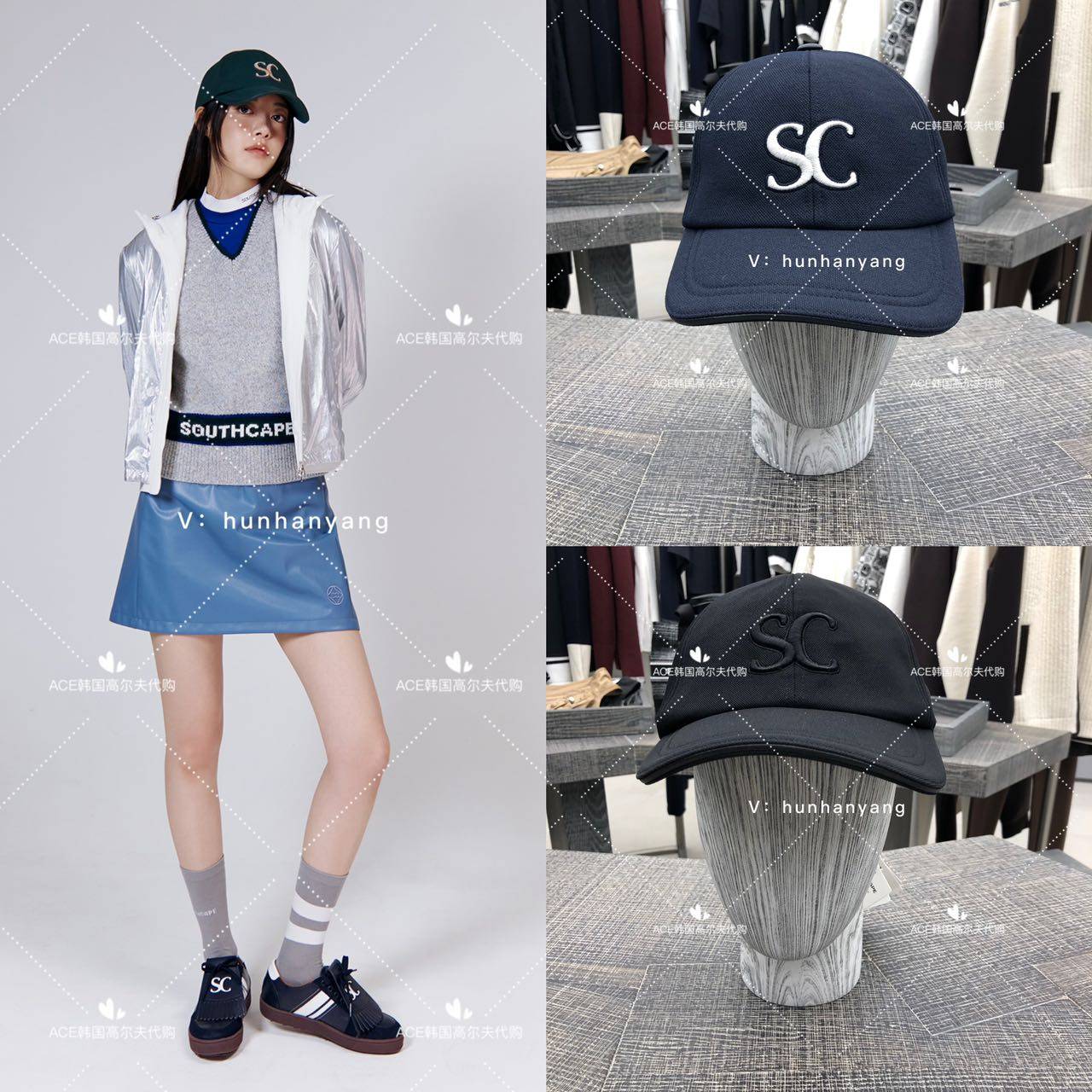 高尔夫女士休闲运动防晒帽SC