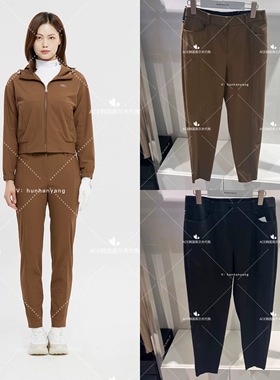 Wangle女士高尔夫裤子25秋季新款百搭休闲运动修身运动裤WWU25334